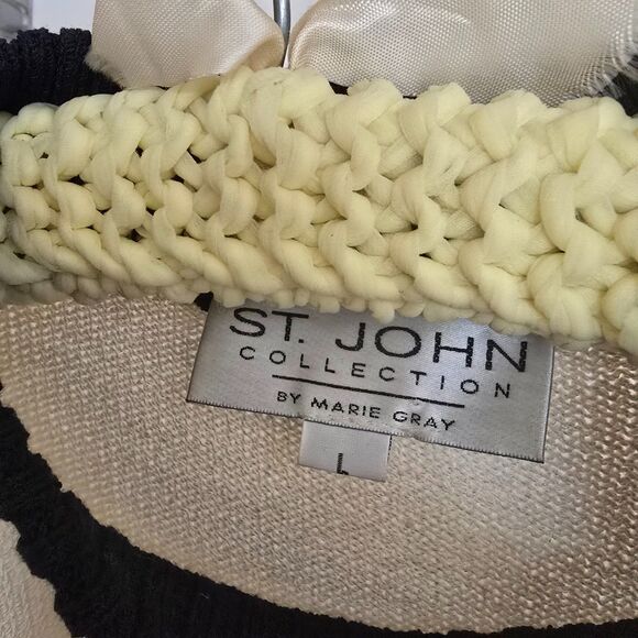 St John Collection by Marie Gray Sz Large Nautical Sweater - Picture 3 of 8